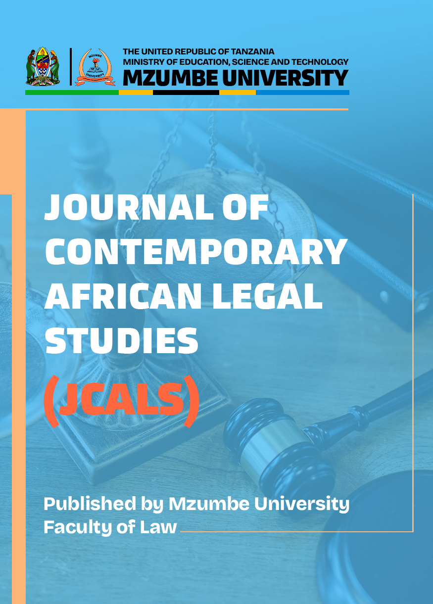 View Vol 2 No 1 (2025): Journal of Contemporary African Legal Studies